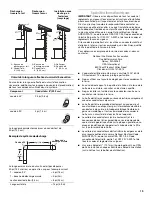 Предварительный просмотр 19 страницы Whirlpool W10018010 Installation Instructions And Use & Care Manual