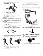 Предварительный просмотр 7 страницы Whirlpool W10038060 Installation Instructions Manual