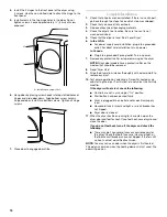 Предварительный просмотр 16 страницы Whirlpool W10054070A Use And Care Manual