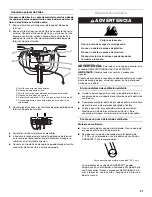 Предварительный просмотр 37 страницы Whirlpool W10054070A Use And Care Manual