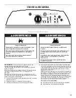 Предварительный просмотр 43 страницы Whirlpool W10054070A Use And Care Manual