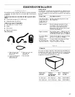 Предварительный просмотр 27 страницы Whirlpool W10063560 Use And Care Manual