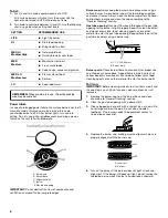 Предварительный просмотр 6 страницы Whirlpool W10086230B Use & Care Manual