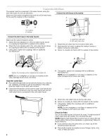 Предварительный просмотр 6 страницы Whirlpool W10096749 Installation Instructions Manual