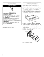 Preview for 8 page of Whirlpool W10096895A Installation Instructions Manual