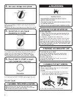 Preview for 8 page of Whirlpool W10096991B User Manual