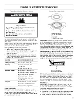 Preview for 21 page of Whirlpool W10099470 Use And Care Manual