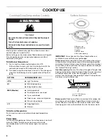 Preview for 6 page of Whirlpool W10099480 Use & Care Manual