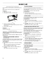 Preview for 10 page of Whirlpool W10099480 Use & Care Manual