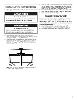 Предварительный просмотр 3 страницы Whirlpool W10110902 Use And Care Manual