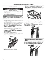 Предварительный просмотр 54 страницы Whirlpool W10113000A Use And Care Manual