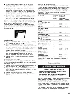 Preview for 29 page of Whirlpool W10120516A Use And Care Manual