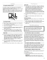 Предварительный просмотр 9 страницы Whirlpool W10131411A User Instructions