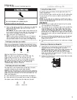 Предварительный просмотр 5 страницы Whirlpool W10168298A Manual