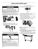 Preview for 8 page of Whirlpool W10175588C Use & Care Manual