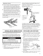 Предварительный просмотр 11 страницы Whirlpool W10184516C Installation Instructions Manual