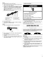 Предварительный просмотр 5 страницы Whirlpool W10193164A User Instructions