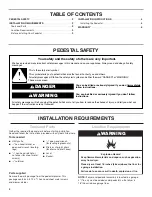 Preview for 2 page of Whirlpool W10198562A Installation Instructions Manual