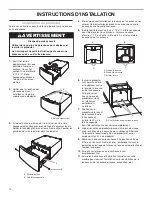 Preview for 10 page of Whirlpool W10198562A Installation Instructions Manual