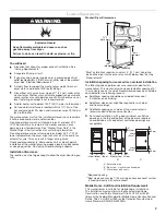 Preview for 3 page of Whirlpool W10222378A Installation Instructions Manual