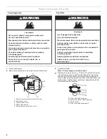 Preview for 6 page of Whirlpool W10222378A Installation Instructions Manual