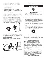 Preview for 4 page of Whirlpool W10222389A Installation Instructions Manual