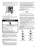 Предварительный просмотр 21 страницы Whirlpool W10249204A User Instructions