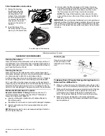 Preview for 14 page of Whirlpool W10282479 User Instructions