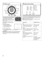 Предварительный просмотр 10 страницы Whirlpool w10298602b-sp Use & Care Manual