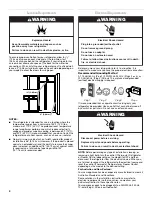 Preview for 4 page of Whirlpool W10305235A Use & Care Manual