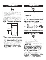 Preview for 19 page of Whirlpool W10305235A Use & Care Manual