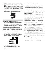 Preview for 27 page of Whirlpool W10305235A Use & Care Manual