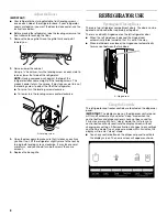 Предварительный просмотр 8 страницы Whirlpool W10314956B Use And Care Manual