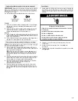 Preview for 17 page of Whirlpool W10315410A User Manual