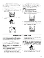 Preview for 19 page of Whirlpool W10318827C Use & Care Manual