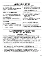 Preview for 23 page of Whirlpool W10318827C Use & Care Manual