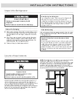 Предварительный просмотр 5 страницы Whirlpool W10325088A Use & Care Manual