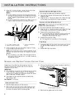 Предварительный просмотр 8 страницы Whirlpool W10325088A Use & Care Manual