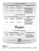 Предварительный просмотр 122 страницы Whirlpool W10325088A Use & Care Manual