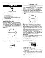 Предварительный просмотр 5 страницы Whirlpool w10326796b Use & Care Manual