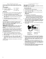 Предварительный просмотр 4 страницы Whirlpool W10329360A User Instructions