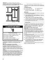 Предварительный просмотр 22 страницы Whirlpool W10329360A User Instructions