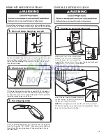 Предварительный просмотр 11 страницы Whirlpool W10356101A Installation Instructions Manual