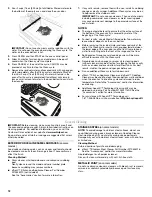 Предварительный просмотр 12 страницы Whirlpool W10392931A User Instructions