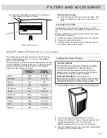 Предварительный просмотр 17 страницы Whirlpool W10417000B Use & Care Manual