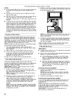 Предварительный просмотр 36 страницы Whirlpool W10433428B User Instructions