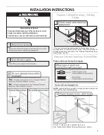 Предварительный просмотр 7 страницы Whirlpool W10435039A Installation Instructions Manual