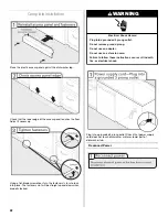 Предварительный просмотр 22 страницы Whirlpool W10435040A Installation Instructions Manual