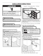 Предварительный просмотр 7 страницы Whirlpool W10435040B Installation Instructions Manual