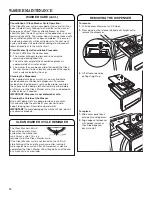 Preview for 14 page of Whirlpool W10441071B Use & Care Manual